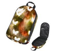 Eslifey Borsa organizer per utensili da cucina da viaggio, con impronte di dinosauri, borsa portatile per barbecue, kit da cucina, Multicolore 2., 14.7x8.74x2.17in/36x22.2x25.5cm, Organizer per borse