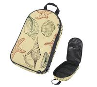 Eslifey Borsa organizer per utensili da cucina da viaggio, con impronte di dinosauri, borsa portatile per barbecue, kit da cucina, Multicolore 13, 14.7x8.74x2.17in/36x22.2x25.5cm, Organizer per borse
