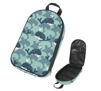 Eslifey Borsa organizer per utensili da cucina da viaggio, con lama bianchi, grazioso alpaca cactus, montagne, ghirlande, borsa portatile per barbecue, campeggio, pentole e utensili da cucina