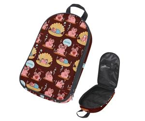 Eslifey Borsa organizer per utensili da cucina da viaggio, con lama bianchi, grazioso alpaca cactus, montagne, ghirlande, borsa portatile per barbecue, campeggio, pentole e utensili da cucina