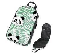 Eslifey Borsa organizer per utensili da cucina da viaggio, con motivo a panda felice di compleanno, borsa portatile per barbecue, kit da cucina, Multicolore 7, 14.7x8.74x2.17in/36x22.2x25.5cm