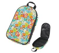 Eslifey Borsa organizer per utensili da cucina da viaggio, con motivo Kiss Love, borsa portatile per barbecue, kit da cucina, Multicolore 5., 14.7x8.74x2.17in/36x22.2x25.5cm, Organizer per borse