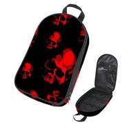 Eslifey Borsa organizer per utensili da cucina da viaggio, con motivo renne e pini, borsa portatile per barbecue, kit da cucina, Multicolore 4., 14.7x8.74x2.17in/36x22.2x25.5cm, Organizer per borse