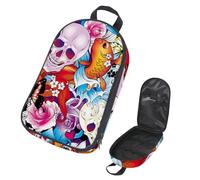 Eslifey Borsa organizer per utensili da cucina da viaggio, con motivo renne e pini, borsa portatile per barbecue, kit da cucina, Multicolore 6., 14.7x8.74x2.17in/36x22.2x25.5cm, Organizer per borse