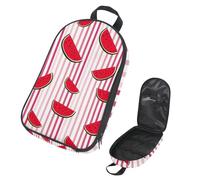 Eslifey Borsa organizer per utensili da cucina da viaggio, con palme da cocco, barca a vela, estate, spiaggia, surf, borsa portatile per barbecue, kit da cucina, Multicolore 15., 14.7x8.74x2.17in