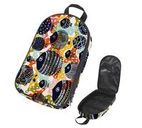 Eslifey Borsa organizer per utensili da cucina da viaggio, con palme da cocco, barca a vela, estate, spiaggia, surf, borsa portatile per barbecue, kit da cucina, Multicolore 4., 14.7x8.74x2.17in