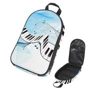 Eslifey Borsa organizer per utensili da cucina da viaggio, con papaveri rossi e margherite, borsa portatile per barbecue, kit da cucina, Multicolore 8., 14.7x8.74x2.17in/36x22.2x25.5cm, Organizer per