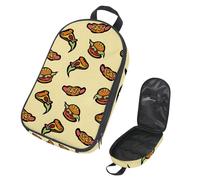 Eslifey Borsa organizer per utensili da cucina da viaggio, con piume di pavone, borsa portatile per barbecue, kit da cucina, Multicolore 13, 14.7x8.74x2.17in/36x22.2x25.5cm, Organizer per borse
