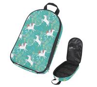 Eslifey Borsa organizer per utensili da cucina da viaggio, con stampa zebrata, borsa portatile per barbecue, kit da cucina, Multicolore 7, 14.7x8.74x2.17in/36x22.2x25.5cm, Organizer per borse