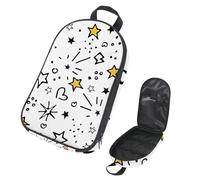 Eslifey Borsa organizer per utensili da cucina da viaggio, con teschi del giorno dei morti, uccello, rosa, motivo a diamante, borsa portatile per barbecue, campeggio, pentole, kit da cucina