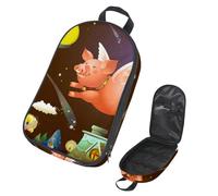 Eslifey Borsa organizer per utensili da cucina da viaggio, con zebra con fiore, borsa portatile per barbecue, kit da cucina, Multicolore 3, 14.7x8.74x2.17in/36x22.2x25.5cm, Organizer per borse