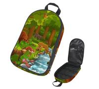 Eslifey Borsa organizer per utensili da cucina da viaggio, con zebra con fiore, borsa portatile per barbecue, kit da cucina, Multicolore 6., 14.7x8.74x2.17in/36x22.2x25.5cm, Organizer per borse