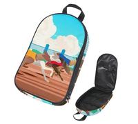 Eslifey Borsa organizer per utensili da cucina da viaggio, con zebra con fiore, borsa portatile per barbecue, kit da cucina, Multicolore 15., 14.7x8.74x2.17in/36x22.2x25.5cm, Organizer per borse