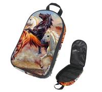 Eslifey Borsa organizer per utensili da cucina da viaggio, con zebra quadrata, portatile, per barbecue, campeggio, pentole, kit da cucina, Multicolore 13, 14.7x8.74x2.17in/36x22.2x25.5cm, Organizer