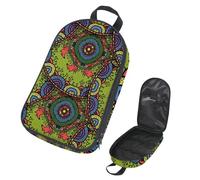 Eslifey Borsa organizer per utensili da cucina da viaggio, da campeggio, con motivo blu, borsa portatile per barbecue, kit da cucina, Multicolore 9, 14.7x8.74x2.17in/36x22.2x25.5cm, Organizer per