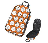 Eslifey Borsa organizer per utensili da cucina da viaggio da campeggio, natura, uccelli, gabbie per uccelli, piante, fiori, borsa portatile per barbecue, campeggio, pentole kit da cucina, Multicolore