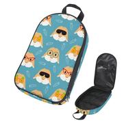 Eslifey Borsa organizer per utensili da cucina da viaggio, etnica con volpe e freccia, borsa portatile per barbecue, kit da cucina, Multicolore 14., 14.7x8.74x2.17in/36x22.2x25.5cm, Organizer per