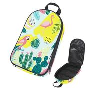 Eslifey Borsa organizer per utensili da cucina da viaggio, frutta, anguria, vintage, a righe, illustrazione portatile, per barbecue, campeggio, pentole, Multicolore 4., 14.7x8.74x2.17in/36x22.2x25.5cm