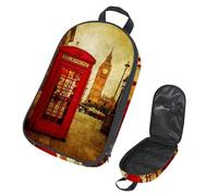 Eslifey Borsa organizer per utensili da cucina da viaggio, Meet in Paris, Torre Eiffel, borsa portatile per barbecue, kit da cucina, Multicolore 4., 14.7x8.74x2.17in/36x22.2x25.5cm, Organizer per