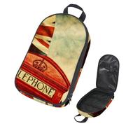 Eslifey Borsa organizer per utensili da cucina da viaggio, Meet in Paris, Torre Eiffel, borsa portatile per barbecue, kit da cucina, Multicolore 8., 14.7x8.74x2.17in/36x22.2x25.5cm, Organizer per