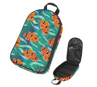 Eslifey Borsa organizer per utensili da cucina da viaggio, motivo con panda e stelle, colore rosa pastello, portatile, per barbecue, campeggio, pentole e utensili da cucina, Multicolore 8