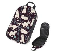 Eslifey Borsa organizer per utensili da cucina da viaggio, motivo con panda e stelle, colore rosa pastello, portatile, per barbecue, campeggio, pentole e utensili da cucina, Multicolore 13