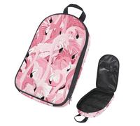 Eslifey Borsa organizer per utensili da cucina da viaggio, motivo con panda e stelle, colore rosa pastello, portatile, per barbecue, campeggio, pentole e utensili da cucina, Multicolore 15