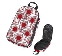 Eslifey Borsa organizer per utensili da cucina da viaggio, motivo dinosauro tirannosauro, ossa e impronte di piedi, portatile, per barbecue, campeggio, pentole e utensili da cucina, Multicolore 3