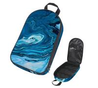 Eslifey Borsa organizer per utensili da cucina da viaggio, motivo dinosauro tirannosauro, ossa e impronte di piedi, portatile, per barbecue, campeggio, pentole e utensili da cucina, Multicolore 11