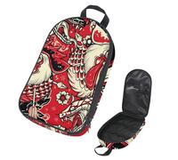 Eslifey Borsa organizer per utensili da cucina da viaggio, motivo faraone egiziano, borsa portatile per barbecue, campeggio, pentole, kit da cucina, Multicolore 14., 14.7x8.74x2.17in/36x22.2x25.5cm