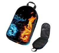 Eslifey Borsa organizer per utensili da cucina da viaggio, motivo fragole e strisce, borsa portatile per barbecue, kit da cucina, Multicolore 4., 14.7x8.74x2.17in/36x22.2x25.5cm, Organizer per borse