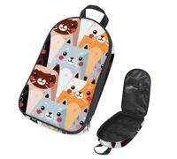 Eslifey Borsa organizer per utensili da cucina da viaggio, motivo mimetico dinosauro borsa portatile per barbecue da campeggio kit da cucina, Multicolore 13, 14.7x8.74x2.17in/36x22.2x25.5cm, Organizer