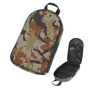 Eslifey Borsa organizer per utensili da cucina da viaggio, motivo mimetico militare rosa, borsa portatile per barbecue, kit da cucina, Multicolore 8., 14.7x8.74x2.17in/36x22.2x25.5cm, Organizer per