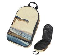 Eslifey Borsa organizer per utensili da cucina da viaggio, per campeggio, barca a vela, pittura al tramonto, borsa portatile per barbecue, kit da cucina, Multicolore 11, 14.7x8.74x2.17in