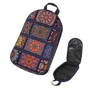 Eslifey Borsa organizer per utensili da cucina da viaggio, per campeggio, gattino, cane, impronta di zampa, borsa portatile per barbecue, kit da cucina, Multicolore 7, 14.7x8.74x2.17in/36x22.2x25.5cm