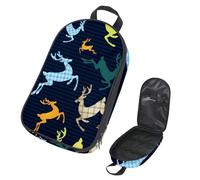 Eslifey Borsa organizer per utensili da cucina da viaggio, per campeggio, palloni ad aria calda, campi di lavanda, borsa portatile per barbecue, kit da cucina, Multicolore 13, 14.7x8.74x2.17in