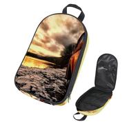 Eslifey Borsa organizer per utensili da cucina da viaggio, per frutta, anguria, borsa portatile per barbecue, kit da cucina, Multicolore 2., 14.7x8.74x2.17in/36x22.2x25.5cm, Organizer per borse