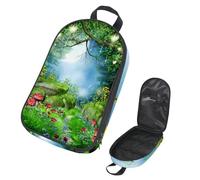 Eslifey Borsa organizer per utensili da cucina da viaggio, per frutta, anguria, borsa portatile per barbecue, kit da cucina, Multicolore 10., 14.7x8.74x2.17in/36x22.2x25.5cm, Organizer per borse