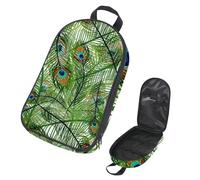 Eslifey Borsa organizer per utensili da cucina da viaggio, viola con fiori di ortensia, borsa portatile per barbecue, kit da cucina, Multicolore 13, 14.7x8.74x2.17in/36x22.2x25.5cm, Organizer per