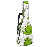 Eslifey Borsa per chitarra acustica 3D Wall Design di Fish Out from Aquarium Tracolla regolabile Custodia per chitarra Gig Bag 40 41 42 pollici, Multicolore 9, 42.9x16.9x4.7 in, Organizer per borse