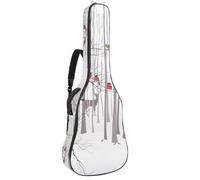 Eslifey Borsa per chitarra acustica 3D Wall Design di Fish Out from Aquarium Tracolla regolabile Custodia per chitarra Gig Bag 40 41 42 pollici, Multicolore 8., 42.9x16.9x4.7 in, Organizer per borse