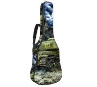 Eslifey Borsa per chitarra acustica 3D Wall Design di Fish Out from Aquarium Tracolla regolabile Custodia per chitarra Gig Bag 40 41 42 pollici, Multicolore 3, 42.9x16.9x4.7 in, Organizer per borse
