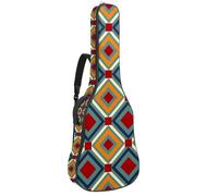 Eslifey Borsa per chitarra acustica colorata dalmata cucciolo di cane estate albero tracolla regolabile custodia chitarra Gig Bag 40 41 42 pollici, Multicolore 4., 42.9x16.9x4.7 in, Organizer per