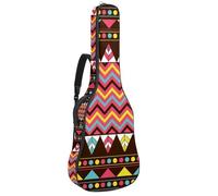 Eslifey Borsa per chitarra acustica con motivo tazze di birra tracolla regolabile custodia per chitarra Gig Bag 40 41 42 pollici, Colore 9, 42.9x16.9x4.7 in