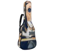 Eslifey Borsa per chitarra acustica con motivo tazze di birra tracolla regolabile custodia per chitarra Gig Bag 40 41 42 pollici, Colore 4, 42.9x16.9x4.7 in