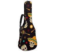 Eslifey Borsa per chitarra acustica con sistema solare e tracolla regolabile Marte Earth da 40 41 42 pollici, Multicolore 2., 42.9x16.9x4.7 in, Organizer per borse