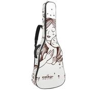 Eslifey Borsa per chitarra acustica con sistema solare e tracolla regolabile Marte Earth da 40 41 42 pollici, Multicolore 10., 42.9x16.9x4.7 in, Organizer per borse