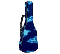 Eslifey Borsa per chitarra acustica Day of The Dead Sugar Cats Pumpkin tracolla regolabile custodia per chitarra Gig Bag 40 41 42 pollici, Multicolore 8., 42.9x16.9x4.7 in, Organizer per borse