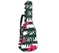 Eslifey Borsa per chitarra acustica Day of The Dead Sugar Skull Floral tracolla regolabile custodia per chitarra Gig Bag 40 41 42 pollici, Multicolore 2., 42.9x16.9x4.7 in, Organizer per borse
