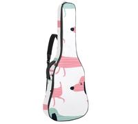 Eslifey Borsa per chitarra acustica Donut Planets tracolla regolabile custodia chitarra Gig Bag 40 41 42 pollici, Colore 4, 42.9x16.9x4.7 in